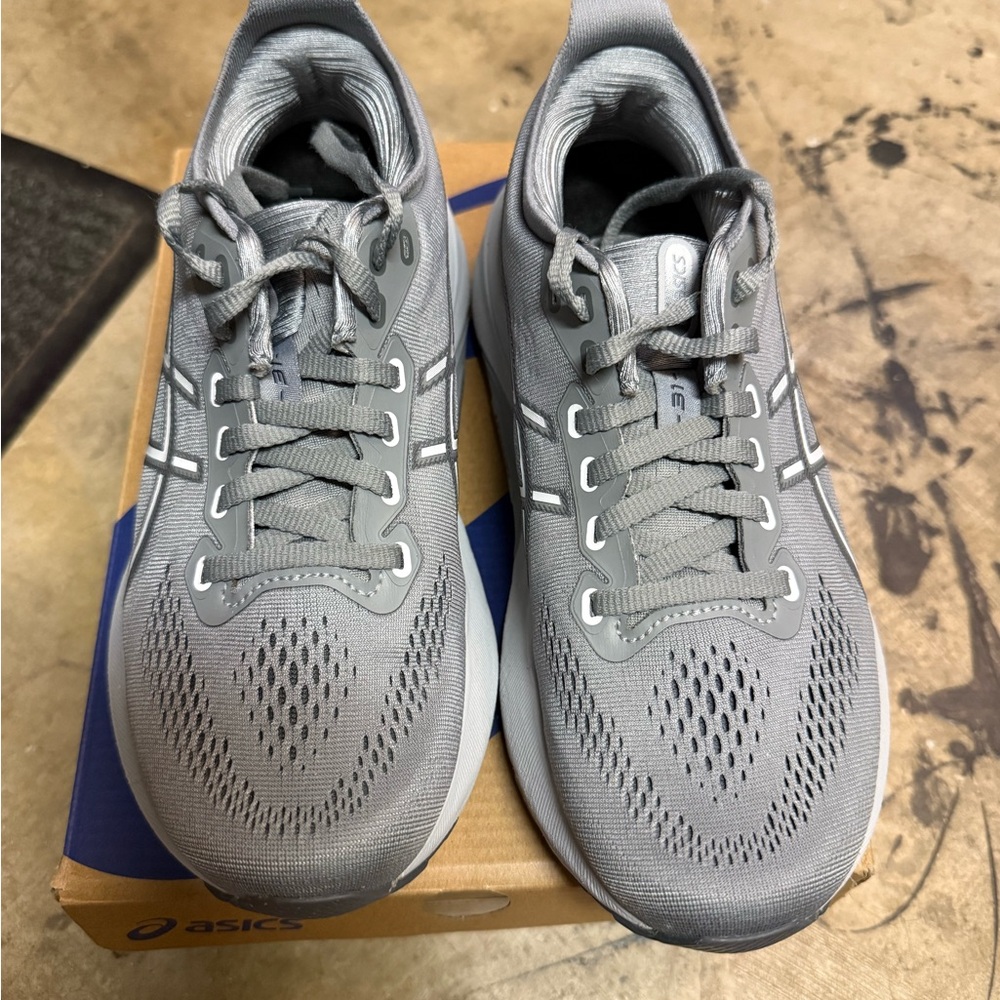 Asics Light Gray Athletic Sneakers